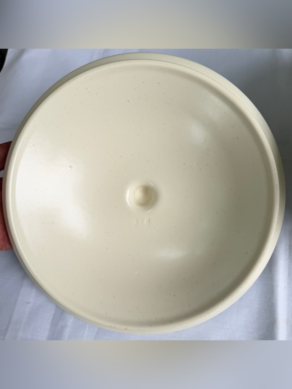 Pfaltzgraff Naturewood Stoneware Round Casserole w/Lid Garden 318 Green USA - Picture 4 of 16